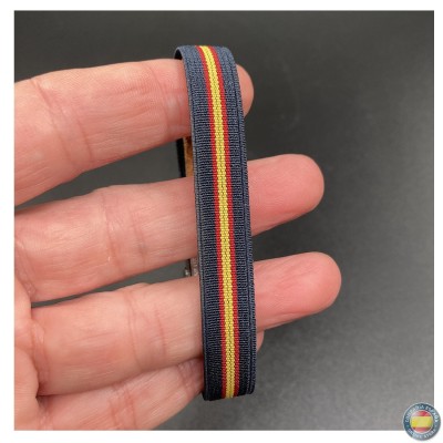 Pulsera de cuero con lona superior