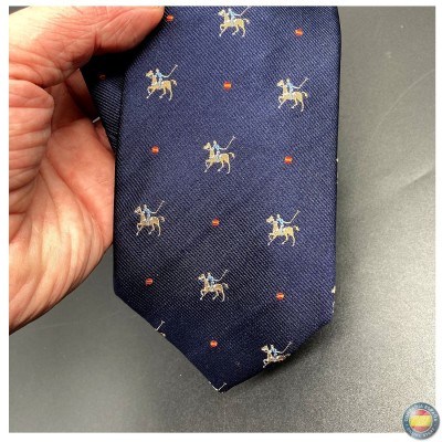 Corbata con detalle jugador Polo y Bandera de España 2