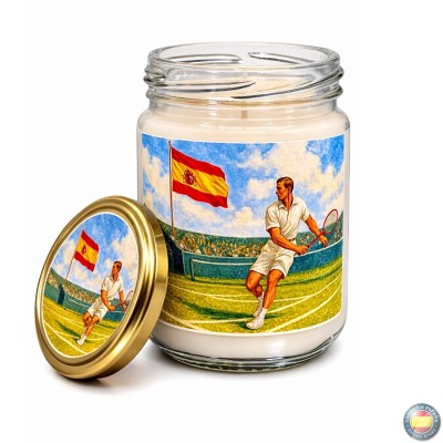 Vela ARTESANAL hecha en ESPAÑA - CAMPEONES de TENIS 2