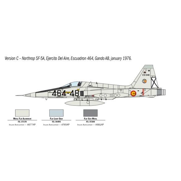 1:72 F-5A Freedom Fighter Ejército del Aire Escuadrón 464