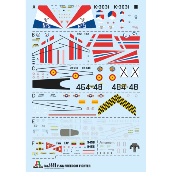 1:72 F-5A Freedom Fighter Ejército del Aire Escuadrón 464
