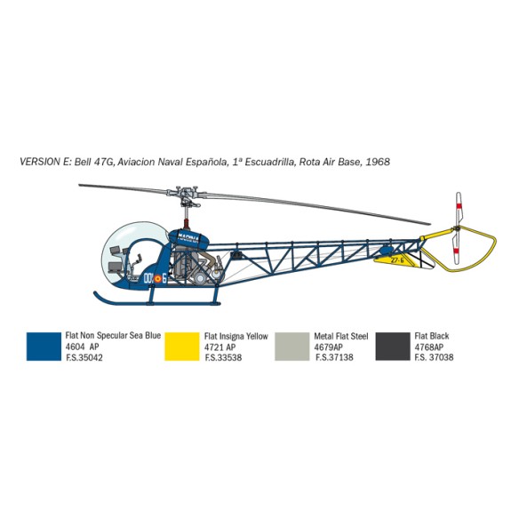 1:48 OH-13 Sioux Aviación Naval de España