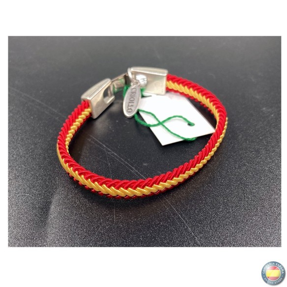 Pulsera cordón colores Bandera de España